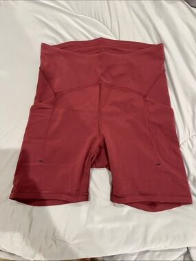 lululemon athletica High-Waist Crimson Bike Shorts